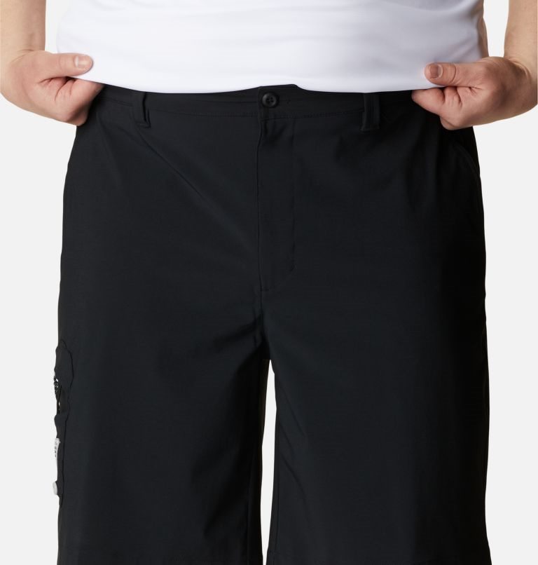 Men's Columbia PFG Terminal Tackle Shorts Black | Plus Size CA-EA1L0